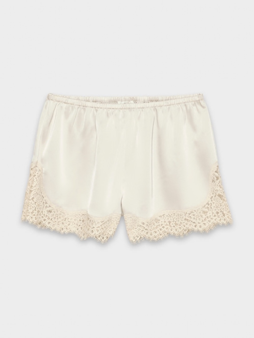Aritzia Whimsy Satin Short - Metropolis Taupe/Sparkling Champagne, Size XL NWOT